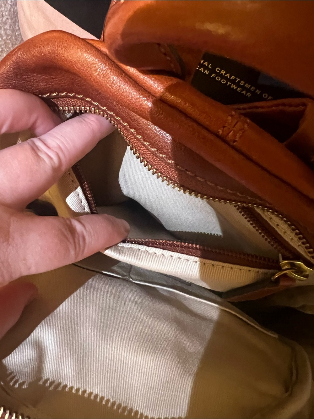 Frye Rustic Chestnut Leather Mini Backpack - Picture 6 of 10